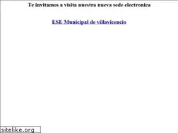 Sites similar to esedevillavicencio.gov.co