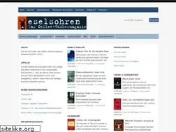 Sites similar to eselsohren.at