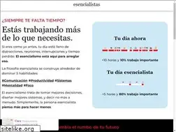 Sites similar to esencialistas.com