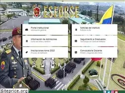 Sites similar to esforse.mil.ec