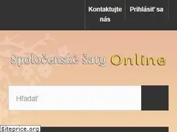 Sites similar to eshop.spolocenske-saty-online.sk