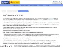 Sites similar to eshorizonte2020.es