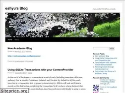 Sites similar to eshyu.wordpress.com
