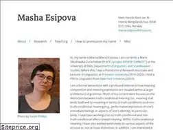 Sites similar to esipova.net