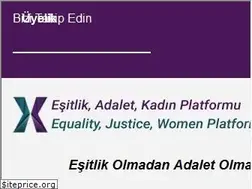 Sites similar to esitlikadaletkadin.org