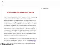Sites similar to eskateboardreviews.com