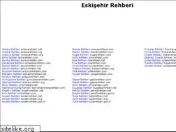 Sites similar to eskisehirrehberi.net