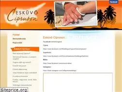 Sites similar to eskuvocipruson.hu