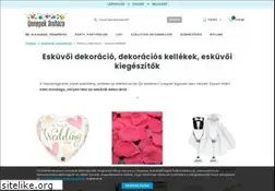 Sites similar to eskuvodekor.hu