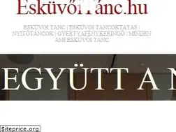 Sites similar to eskuvoitanc.hu