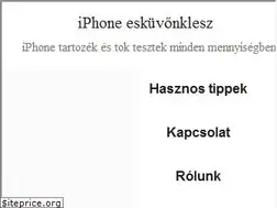 Sites similar to eskuvonklesz.hu
