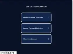 Sites similar to esl-classroom.com