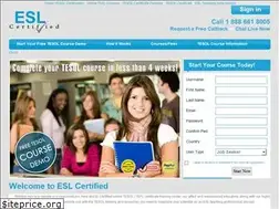 Sites similar to eslcertified.com
