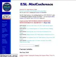 Sites similar to eslminiconf.net