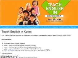 Sites similar to eslteacherrecruiter.com