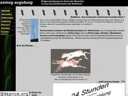 Sites similar to esmog-augsburg.de