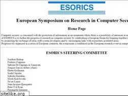 Sites similar to esorics.org