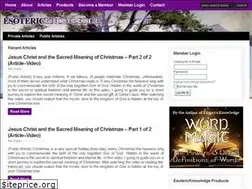 Sites similar to esotericknowledge.me