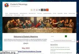 Sites similar to esotericmeanings.com