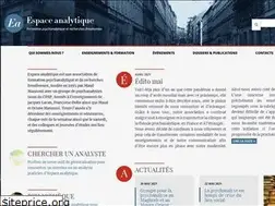 Sites similar to espace-analytique.org