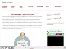 Sites similar to espace-client.net
