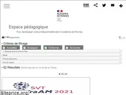 Sites similar to espace-svt.ac-rennes.fr