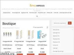 Sites similar to espaceampoules.fr