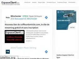 Sites similar to espaceclient.info
