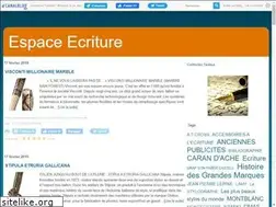 Sites similar to espaceecriture.canalblog.com