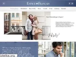Sites similar to espacefrancais.pl
