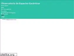 Sites similar to espaciosescenicos.org
