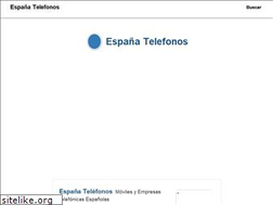 Sites similar to espanatelefonos.com
