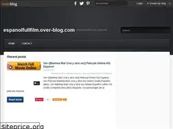 Sites similar to espanolfullfilm.over-blog.com