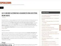 Sites similar to espcializados.es