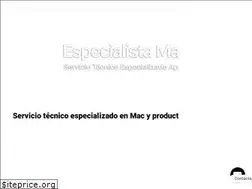Sites similar to especialistamac.com