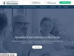 Sites similar to especialistasherencias.com