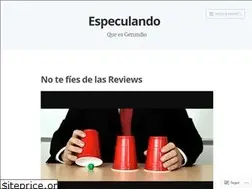 Sites similar to especulando.wordpress.com