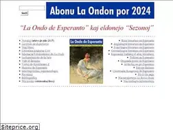 Sites similar to esperanto-ondo.ru