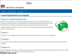 Sites similar to esperanto.lingolia.com