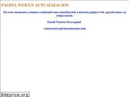 Sites similar to espiritusantotepa.com