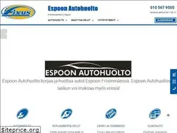 Sites similar to espoonautohuolto.fi