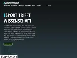 Sites similar to esportwissen.de