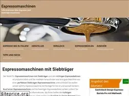 Sites similar to espresso-siebtraeger.com