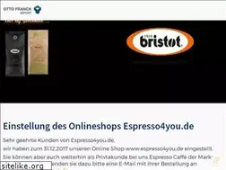 Sites similar to espresso4you.de
