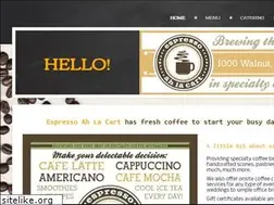 Sites similar to espressoahlacart.com