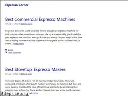 Sites similar to espressocorner.net