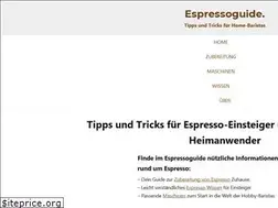 Sites similar to espressoguide.org