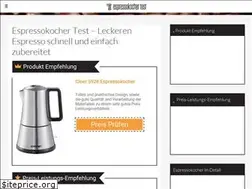 Sites similar to espressokochertest.com