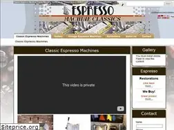 Sites similar to espressomachineclassics.com