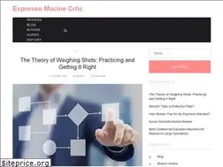 Sites similar to espressomachinecritic.com